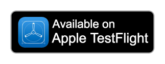 button of download on the TestFlight